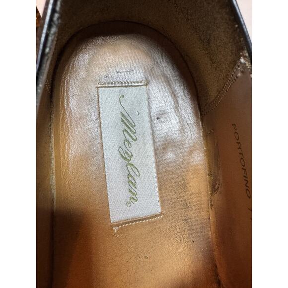 Size 11 Mezlan Portofino Monk Strap Black Leather Shoes main image 8